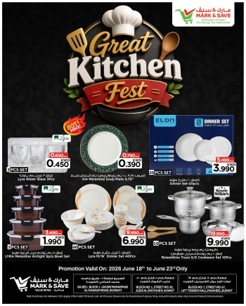 Mark & Save Great Kitchen Fest Offer