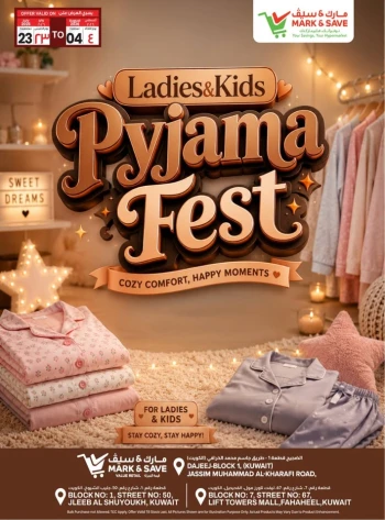 Mark & Save Pyjama Fest