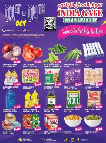Weekend Promotion 1-4 October 2026